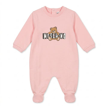 Moschino romper featuring teddy bear logo available at Lestyle Boutique Melbourne