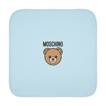 Moschino blanket featuring bear logo available at Lestyle Boutique Melbourne