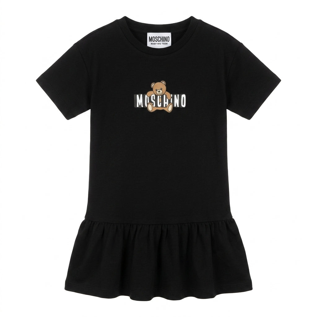 Moschino Teddy Bear logo T-shirt featuring a teddy bear graphic available at Lestyle Boutique Melbourne