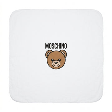 Moschino blanket with bear logo available at Lestyle Boutique Melbourne