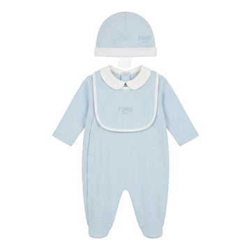 Fendi baby romper set featuring elegant design available at Lestyle Boutique Melbourne