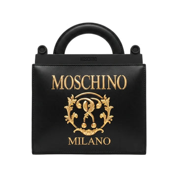 Moschino Bag featuring gold logo available at Lestyle Boutique Melbourne