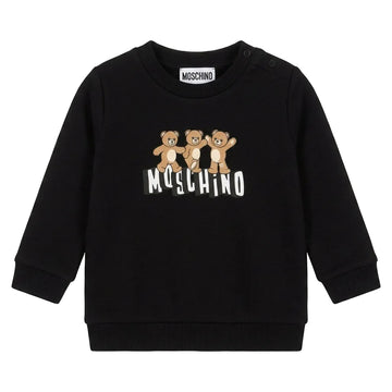 Moschino kids sweatshirt with teddy bear graphic available at Lestyle Boutique Melbourne