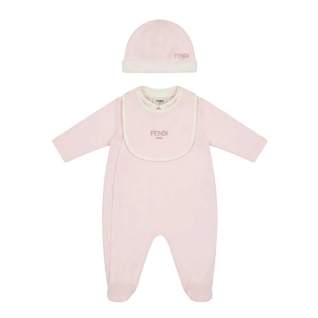Fendi baby romper featuring soft fabric available at Lestyle Boutique Melbourne