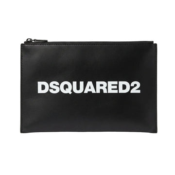 Dsquared2 pouch featuring bold logo, available at Lestyle Boutique Melbourne