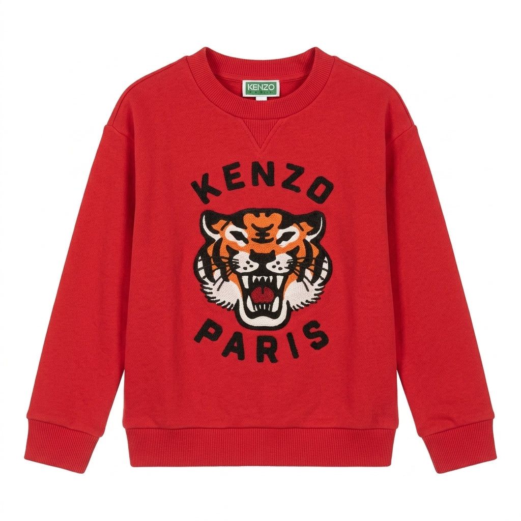 Kenzo Kids sweatshirt featuring tiger graphic available at Lestyle Boutique Melbourne