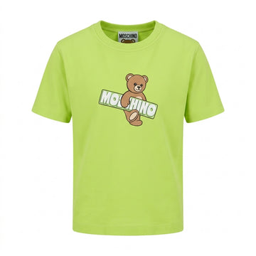 Moschino teddy bear graphic t-shirt in bright lime green available at Lestyle Boutique Melbourne