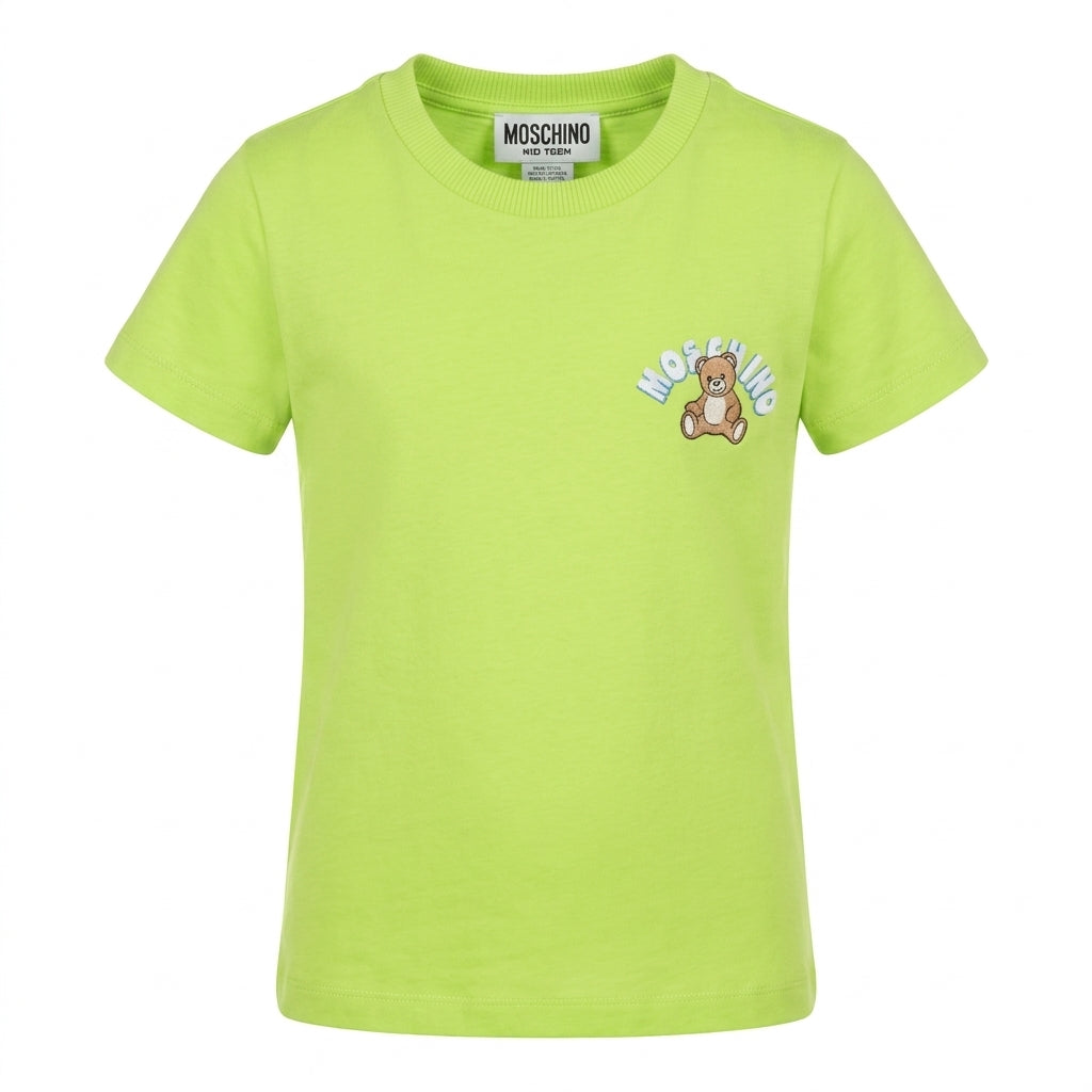 Moschino T-shirt featuring teddy bear graphic available at Lestyle Boutique Melbourne