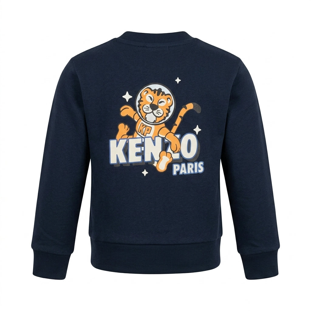Kenzo Kids sweatshirt featuring logo available at Lestyle Boutique Melbourne
