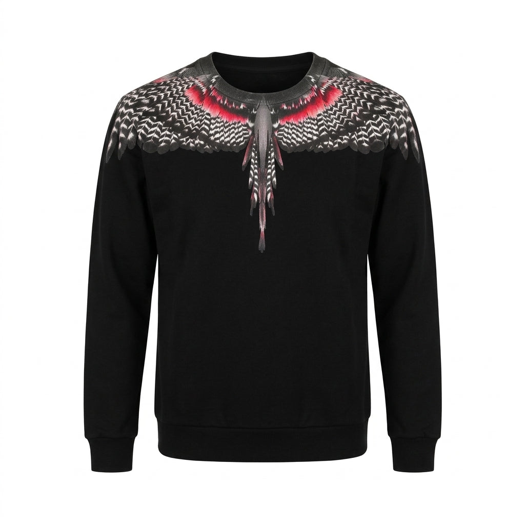 MARCELO BURLON sweatshirt featuring bird graphic at Lestyle Boutique Melbourne