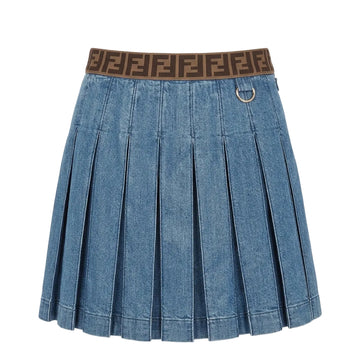 Fendi kids skirt featuring FF logo waistband available at Lestyle Boutique Melbourne
