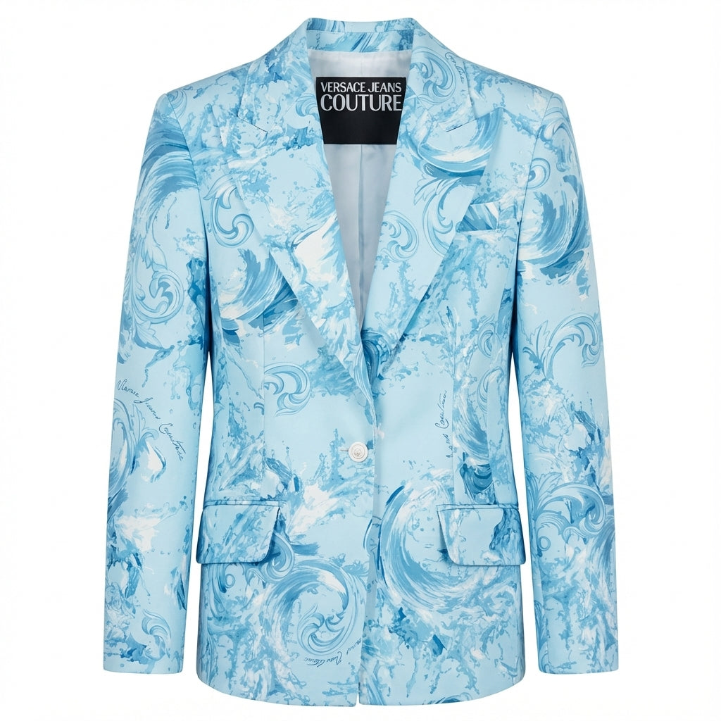 Versace Jeans Couture jacket featuring water splash pattern available at Lestyle Boutique Melbourne