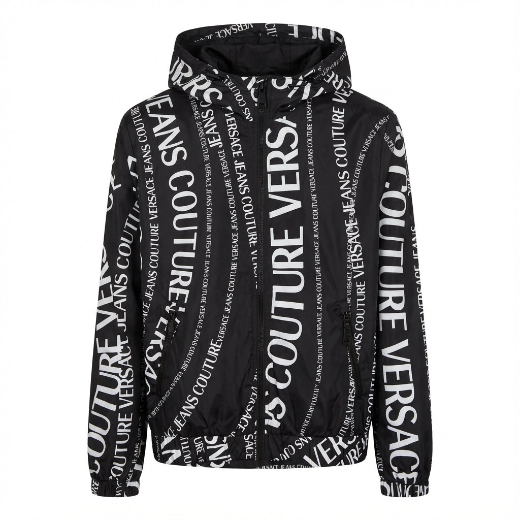 Versace Jeans Couture jacket featuring bold logo print available at Lestyle Boutique Melbourne