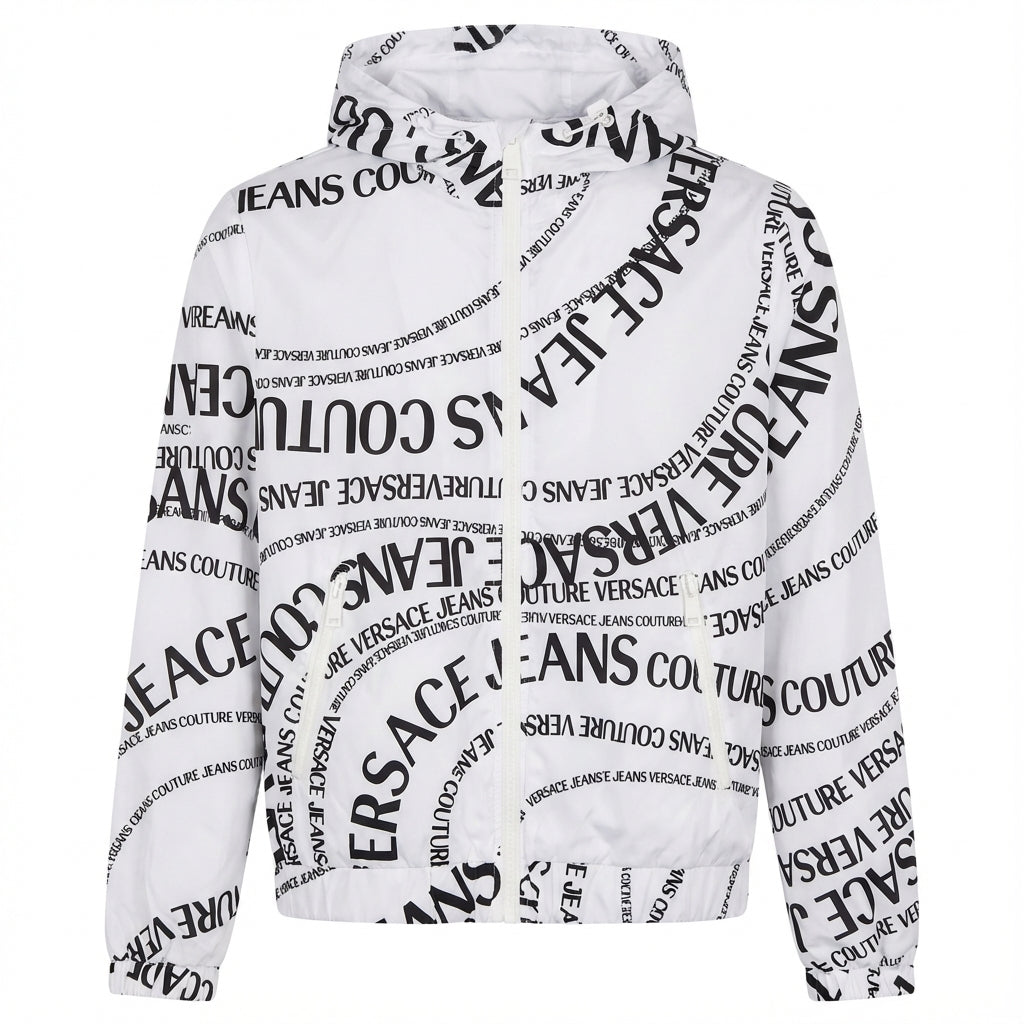Versace Jeans Couture jacket featuring bold logo print available at Lestyle Boutique Melbourne