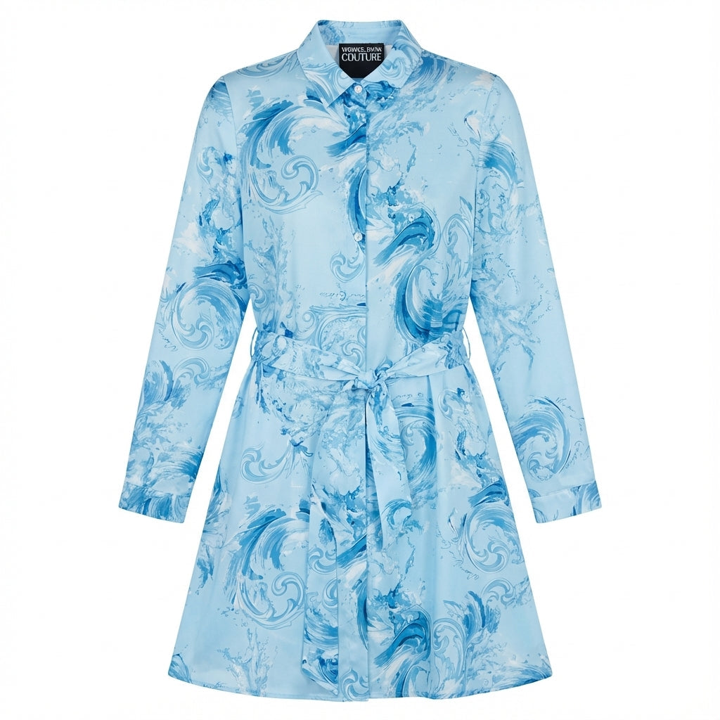 Versace Jeans Couture dress featuring a swirling print available at Lestyle Boutique Melbourne
