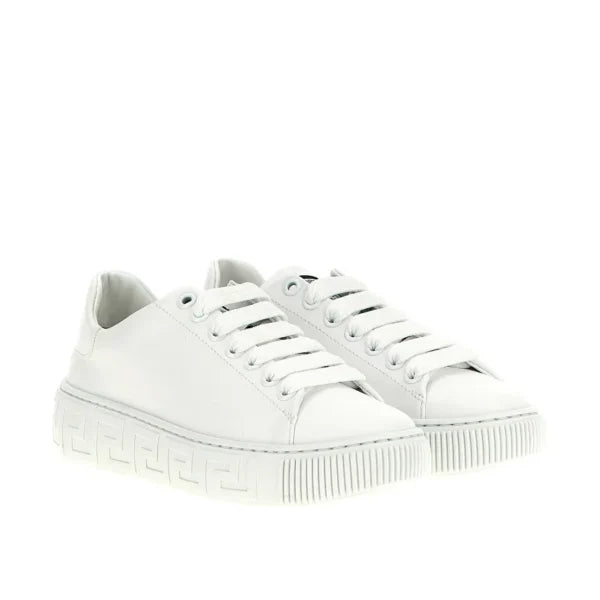 Versace Kids Sneakers featuring Greca-patterned details available at Lestyle Boutique Melbourne