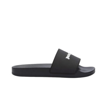 Palm Angels slides with embossed logo for luxury comfort available at Lestyle Boutique Melbourne
