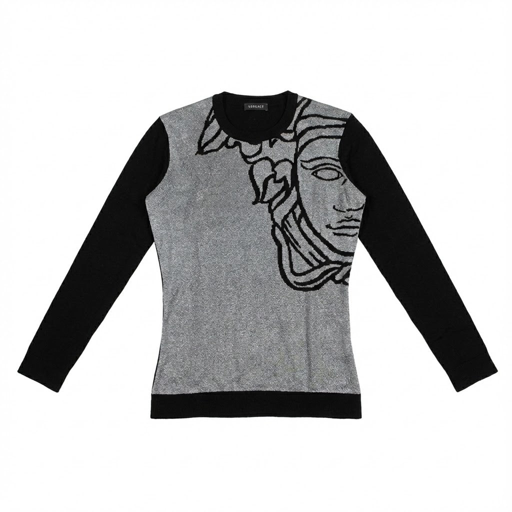 Versace Top featuring Medusa graphic available at Lestyle Boutique Melbourne