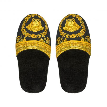 VERSACE_SLIPPERS_BLACK_GOLD_BAROQUE