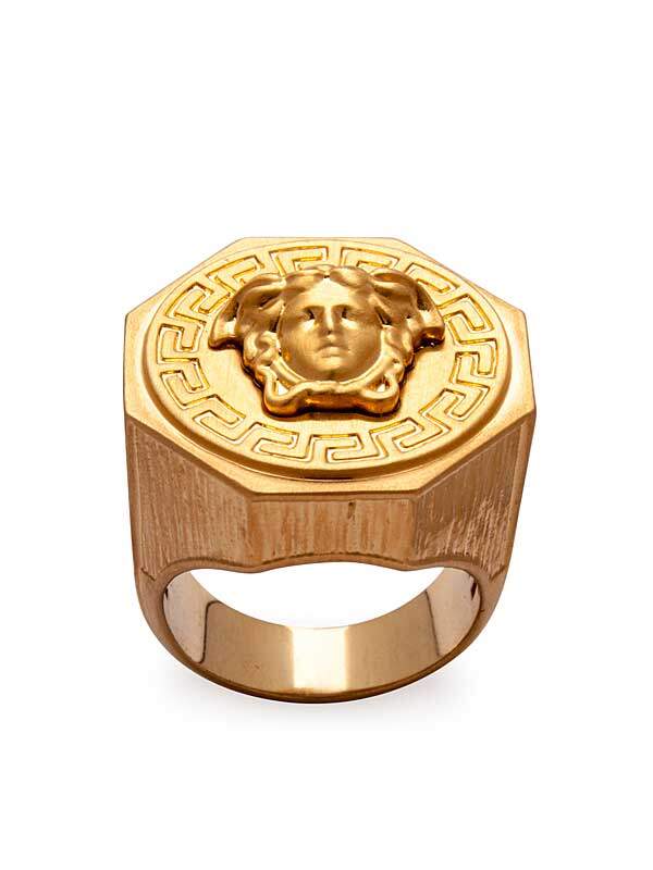 versace gold ring