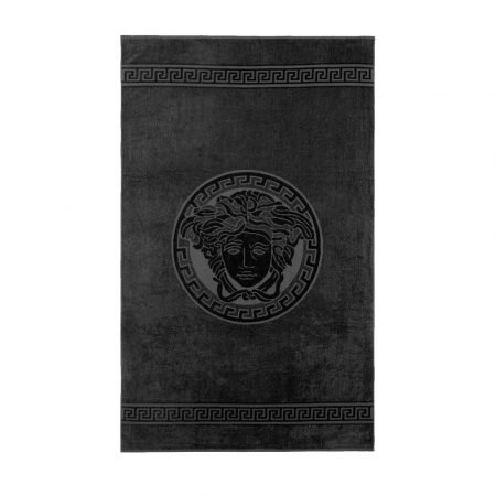 Versace_Medusa_BathTowel_Black