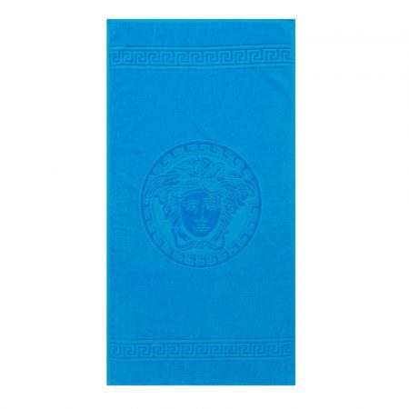 Versace_Medusa_BathTowel_Blue