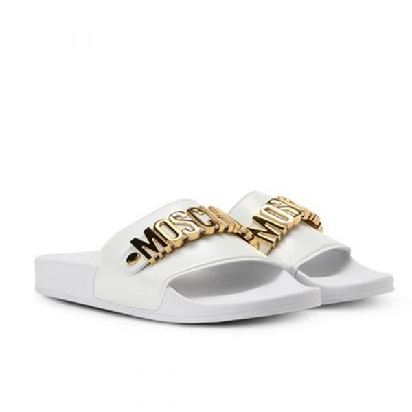 Moschino_WhiteGold_Slides_Men