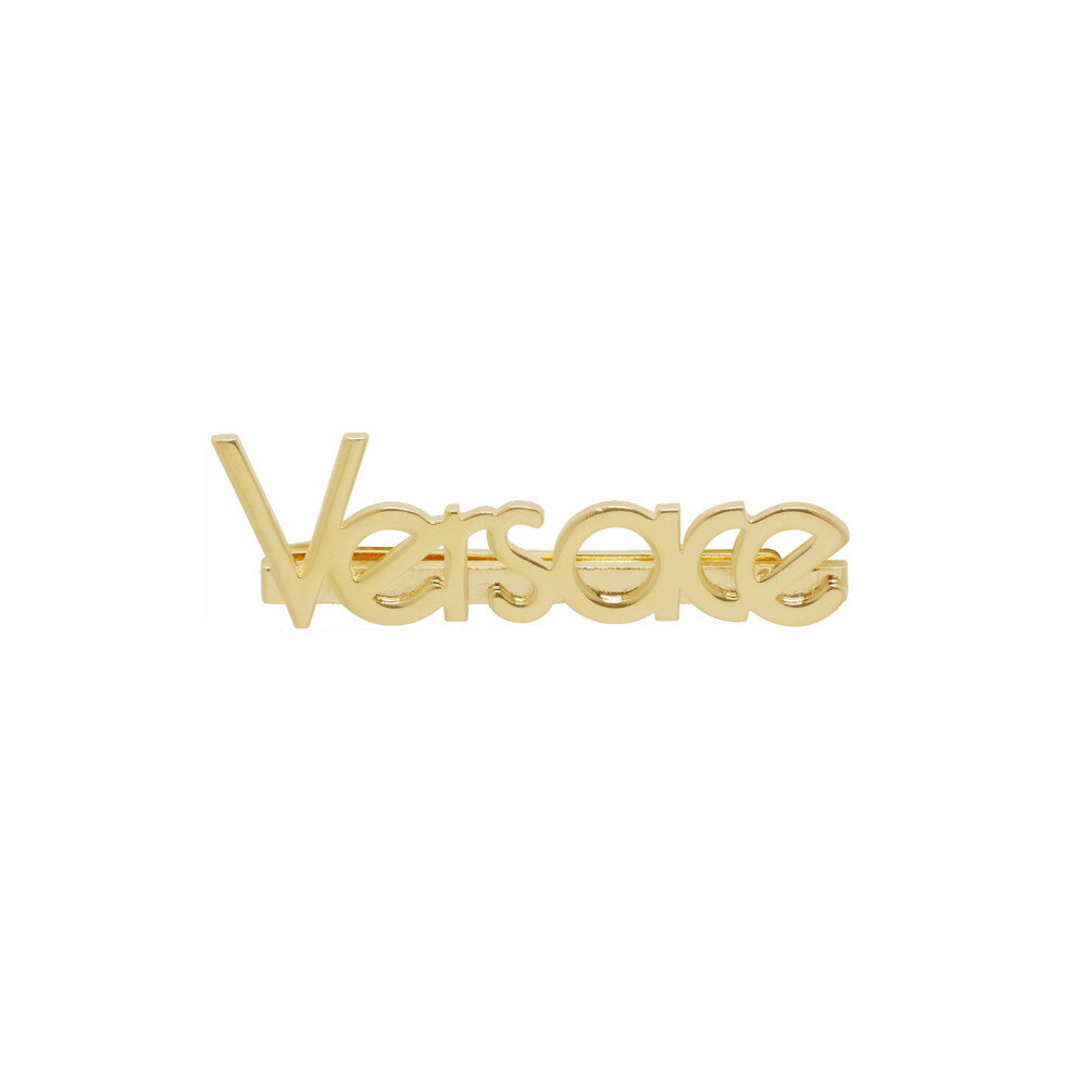 Versace Gold Medusa Tie Pin in Metallic for Men