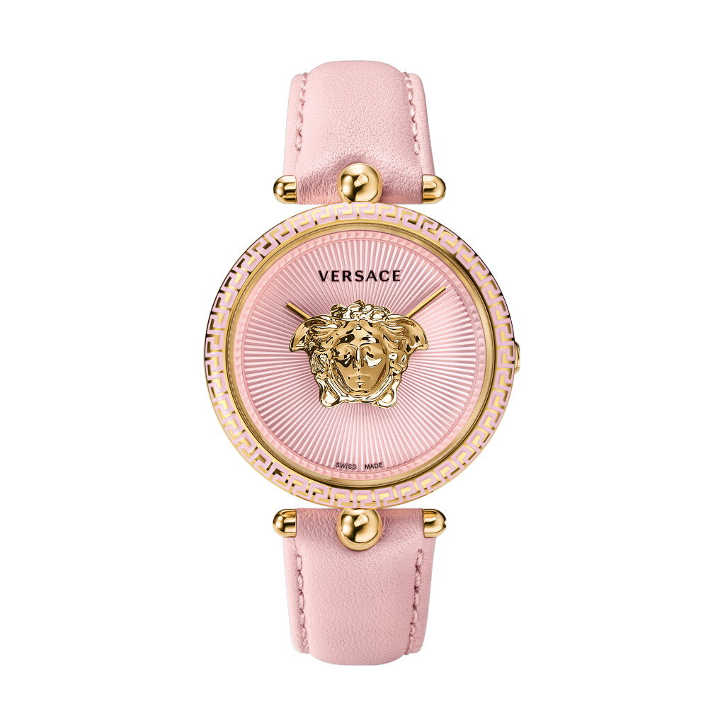 versace women's leather watch