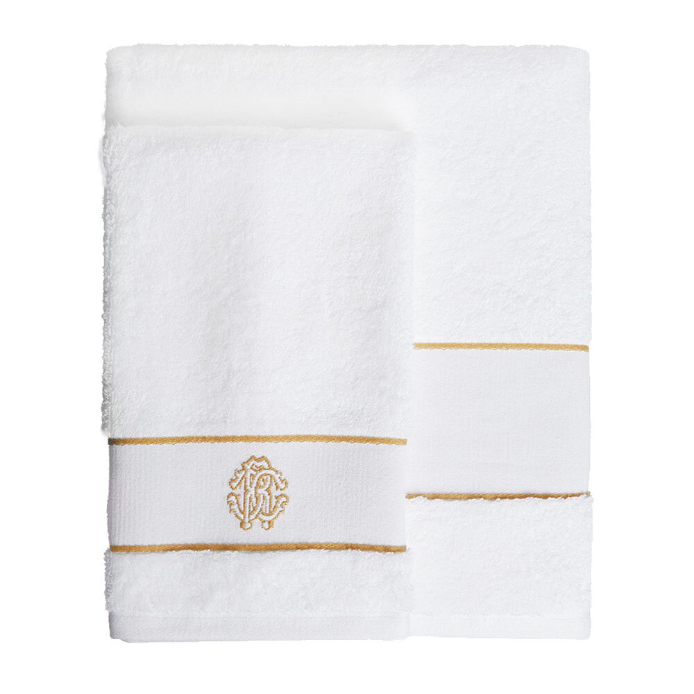 Towel 60 x 110 Guest Towels 40 x 60 cm Sand by ROBERTO CAVALLI HOME
