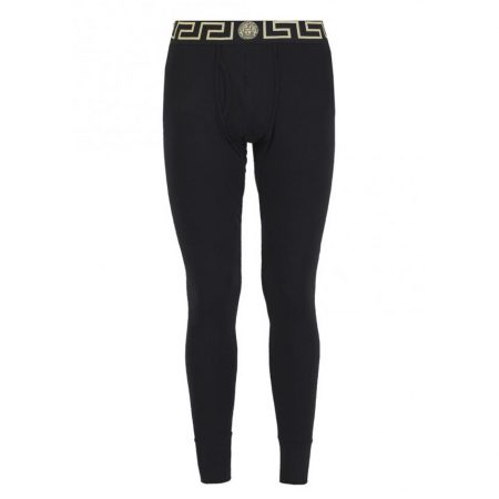 VERSACE_BLACK_COTTON_PYJAMA_BOTTOM