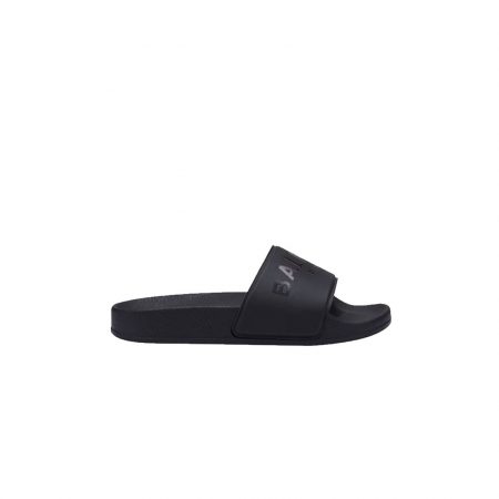 BALMAIN_KIDS_BLACK_SLIDES