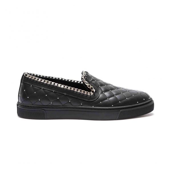 LOUIS_LEEMAN_CHAIN_TRIM_SLIP_ON_SNEAKERS