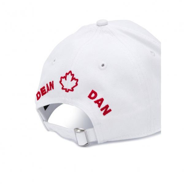 dsquared2-embroidered-baseball-cap-white-red2