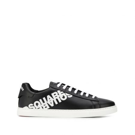 BLACK_DSQUARED2_LOGO-PRINTED_SNEAKERS