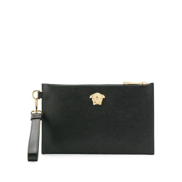 Versace La Medusa Navy Blue Grain Leather Mini Crossbody Bag – Queen Bee of  Beverly Hills