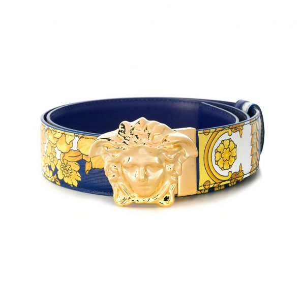 versace belt blue