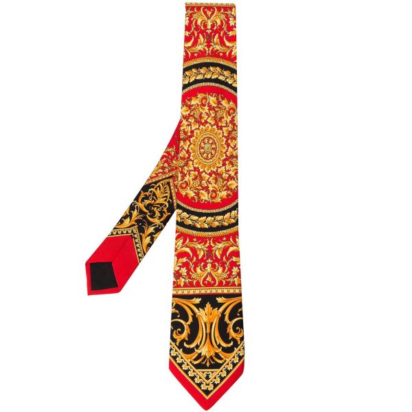versace-barocco-print-tie-red