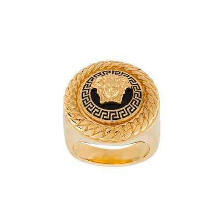 VERSACE-MEDUSA-RING-GOLD-BRASS