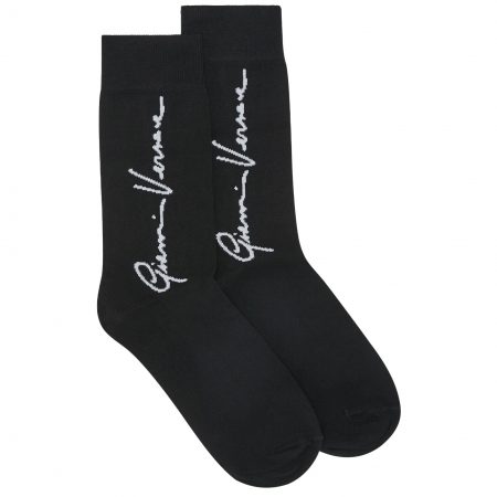 VERSACE-GV-SIGNATURE-MOTIF-JACQUARD-SOCKS-A4016c