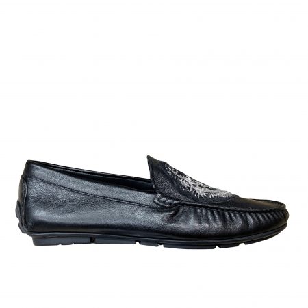 ROBERTO_CAVALLI_MENS_BLACK_LOAFERS-1