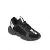 MOSCHINO MESH & LEATHER SNEAKERS W/TEDDY SOLE B