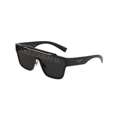 DOLCE & GABBANA MATTE BLACK GREY SUNGLASSES