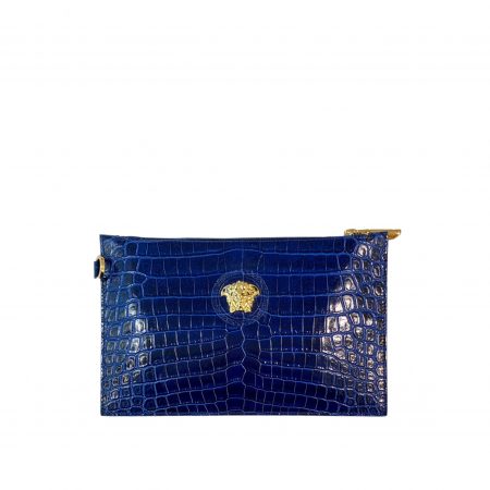 VERSACE CLUTCH 855 BLUE