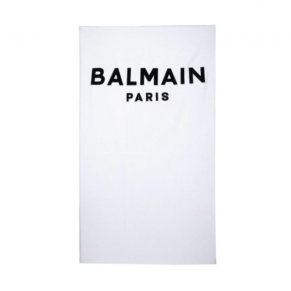 BALMAIN-LOGO-PRINT-BATH-TOWEL-ITEM-16283577