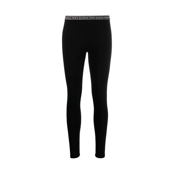 BALMAIN-LOGO-WAISTBAND-STRETCH-LEGGINGS-ITEM-16409481