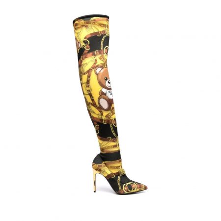 MOSCHINO-TEDDY-PRINT-THIGH-HIGH-BOOTS-ITEM-16823648