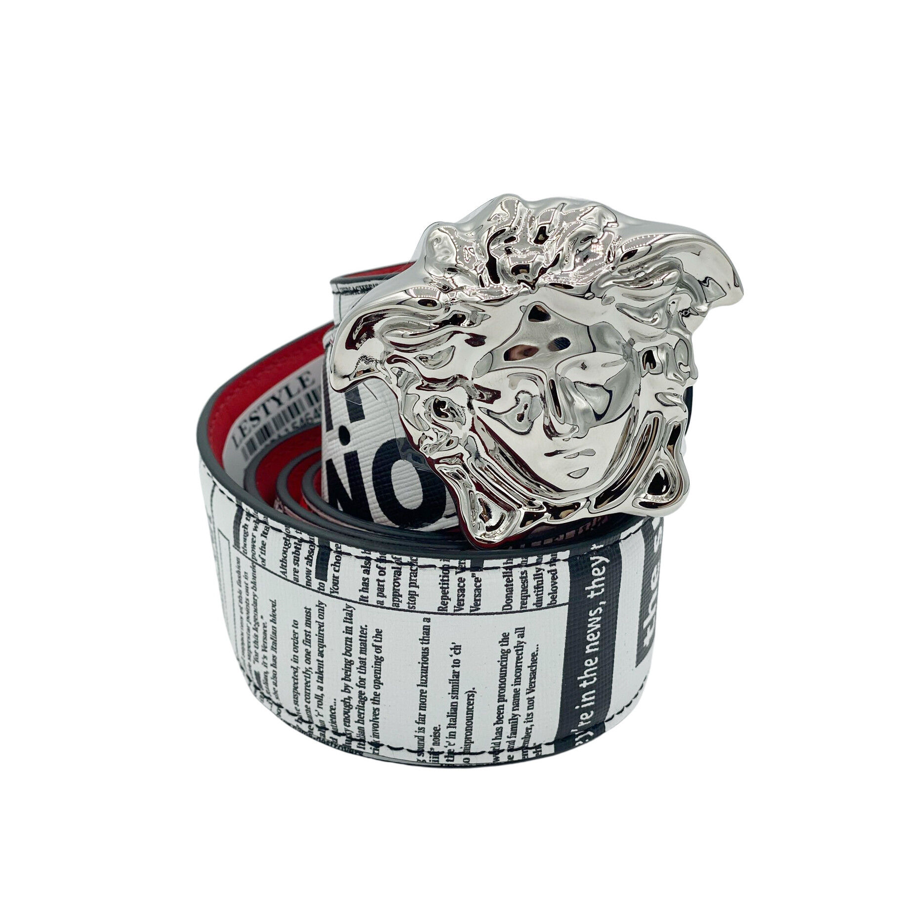 Versace medusa belt sale sale