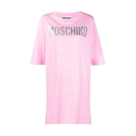 MOSCHINO-LOGO-PRINTED-T-SHIRT-DRESS-ITEM-15635582