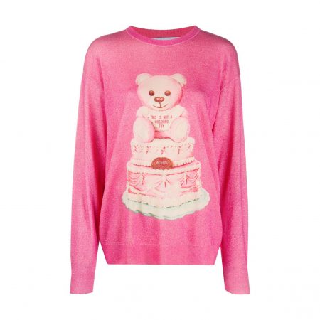 MOSCHINO CAKE TEDDY PRINT JUMPER